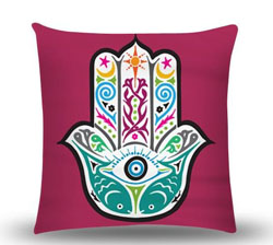 Hamsa cushion